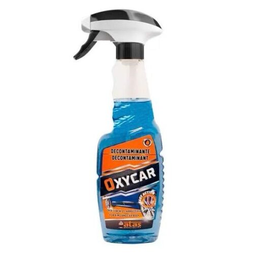 oxicar atas 500 ml decontaminante per cerchi e vernici auto